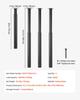 Adjustable Table Legs, 710-1100 Mm Steel Furniture Legs, 544 Kg Max Load Heavy Duty, Quick Installation, Ideal for Home Office Desk DIY, Coffee Dinner