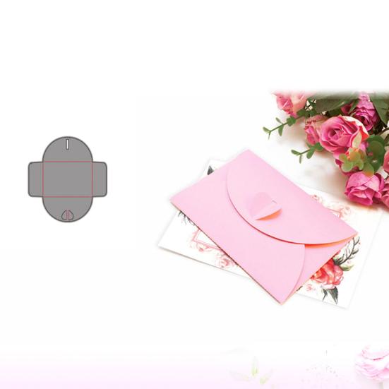 Zarf Metal Kesme Kalıpları DIY Scrapbooking Kabartma Kağıt Kartlar El İşi Şablon