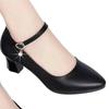 Fashion Ladies Shoes 2024 High Quality Buckle Strap Women's High Heels Fashion Shallow Office and Career Sexy Pointed Toe Heels Women