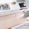 Sanko Kitchen Mat, Made In Japan, Water-Repellent, Deodorizing, Washable, Non-Slip, Long, 90x300cm, Light Beige, KO-59