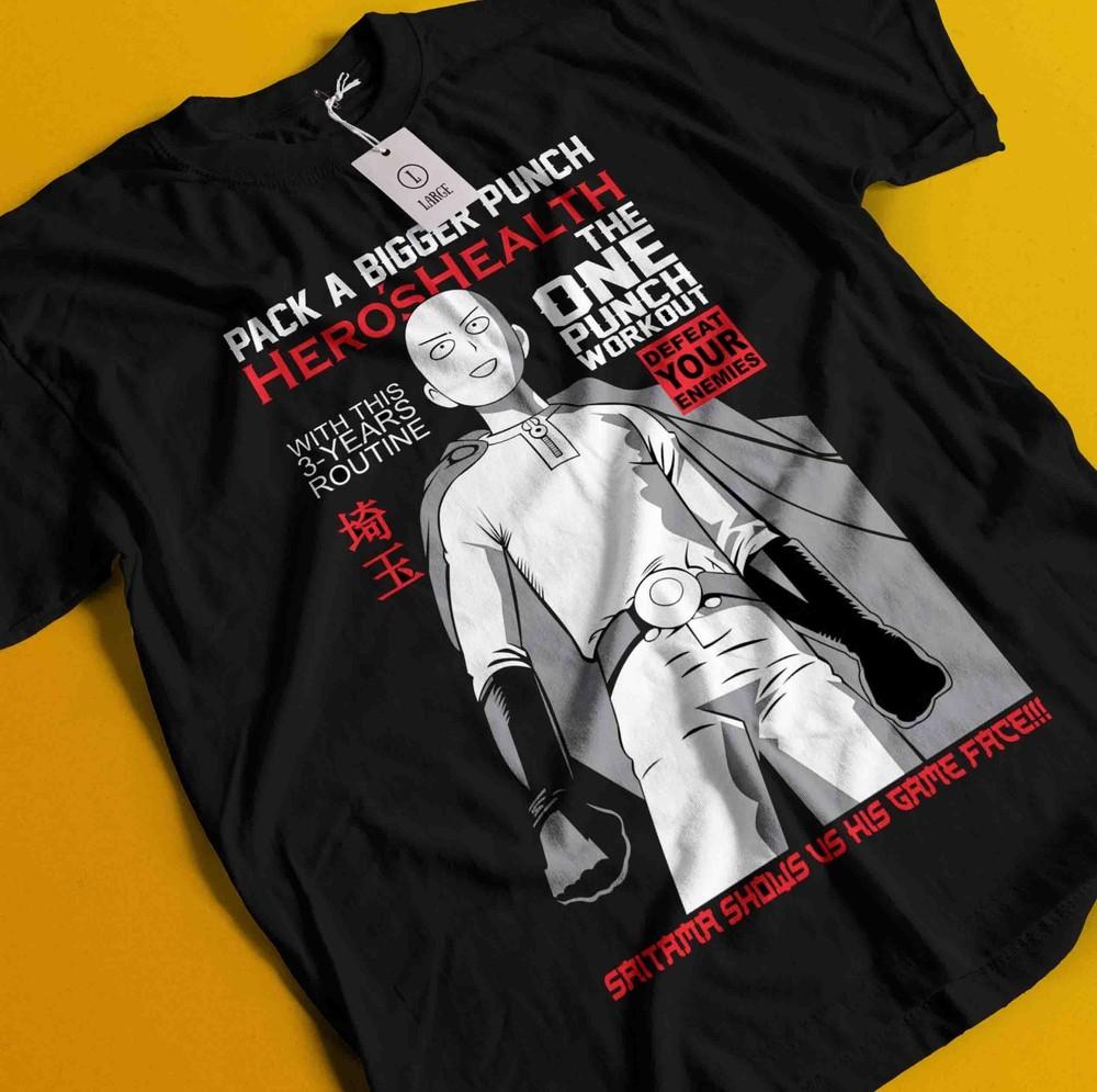 

Футболка One Punch Man Футболка Сайтама Футболка Гароу Футболка Фубуки Футболка Генос Аниме Манга OK Футболка M