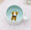 400ML Ceramic Mugs Creative Cute Cartoon Stereo Animal Milk Coffee Cups Couple Cups of Household Drinking Water Supplies