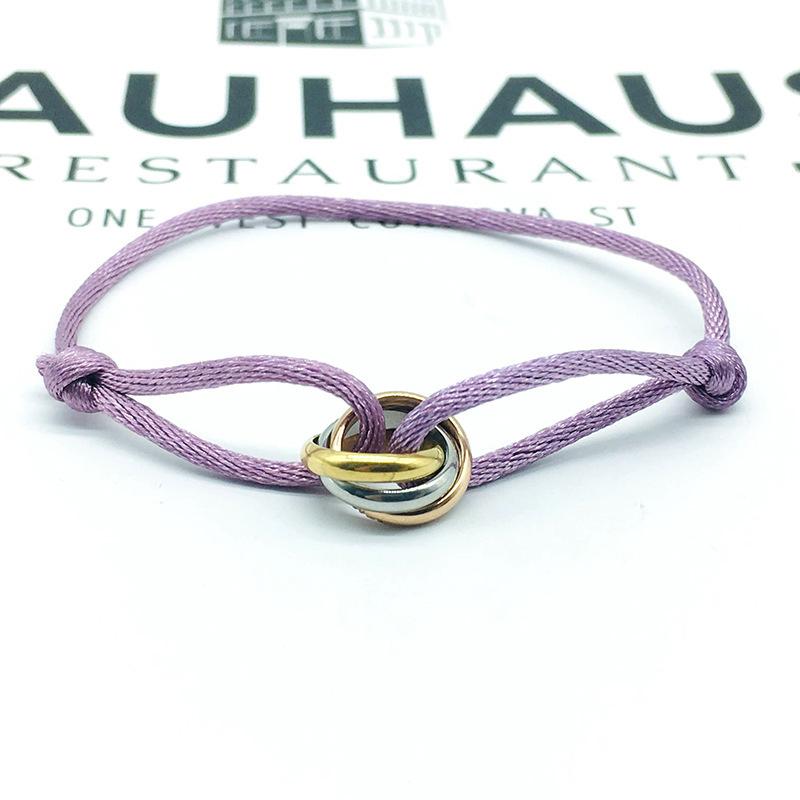 Simple Retro Lucky Woven Rope Bracelet For Women Men Temperament Trendy Luxury Circles Bangles Jewelry Accessories Gifts