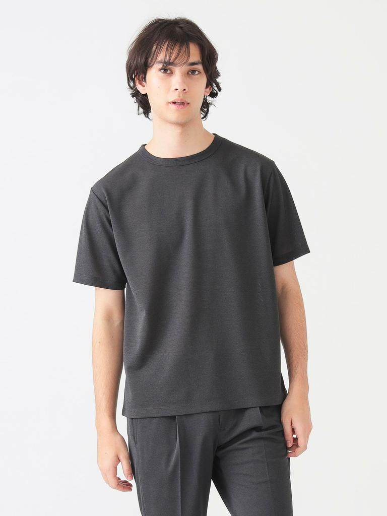B.:MING LIFE STORE by BEAMS S/S TEE Breeze Cool(R) Netz-T-Shirt (Geeignet für Koop), Herren Anthrazit, Größe S