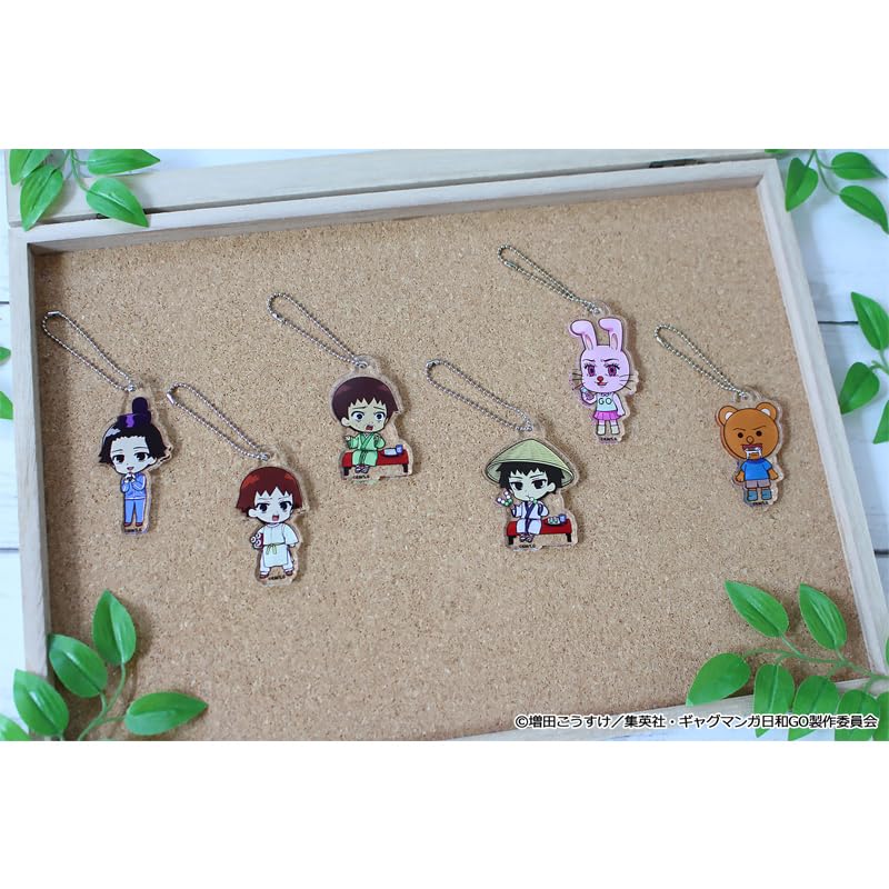 TV Anime Kosuke Theater Gag Manga Biyori Puchichoco Trading Acrylic Keychain Box of 6 "Masuda GO"