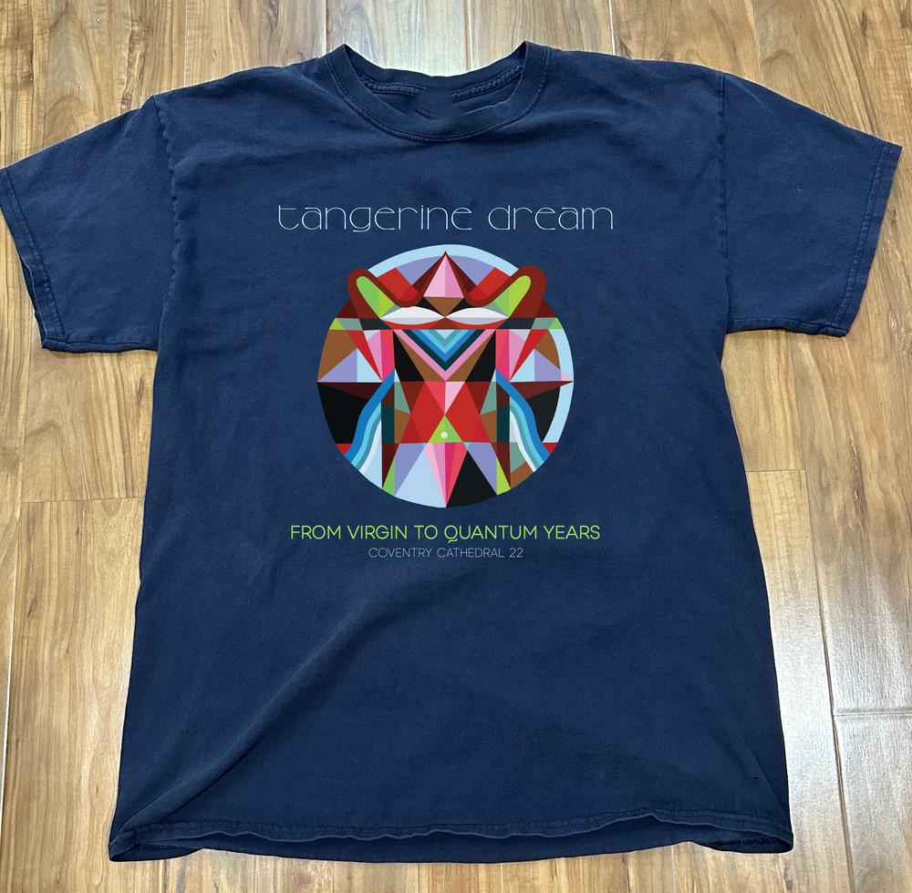 Tangerine Dream From Virgin To Quantum Years All Size Navy T Shirt AL757 Unisex T-Shirt S