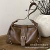 Premium Texture Bag Women's Large Capacity 2025 New Casual Fashion Retro Shoulder Messenger Bag Niche Dumpling Bag