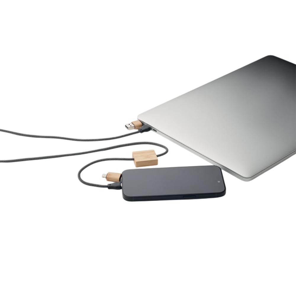 MidOcean Caboo Bamboo Charging Cable
