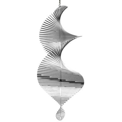 3D rotierende Windspiele Flip Spiral Anhänger Terrasse Wind Spinner Glocke für Home Decor Garten hängende Dekoration Outdoor Windspiele