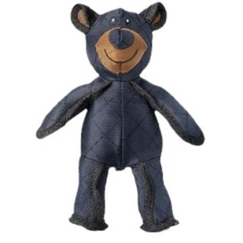 Unbreakable Bear: New Durable Nylon Dog Chew Toy with Sound Indestructible Pet Accessory for Playful Dogs Ideal for Chewing 30x12cm синий