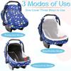 Infant Basket Cover Keep Warm Safe 360 Degree Windproof Protection Baby Basket Cover for Strollers Carriers