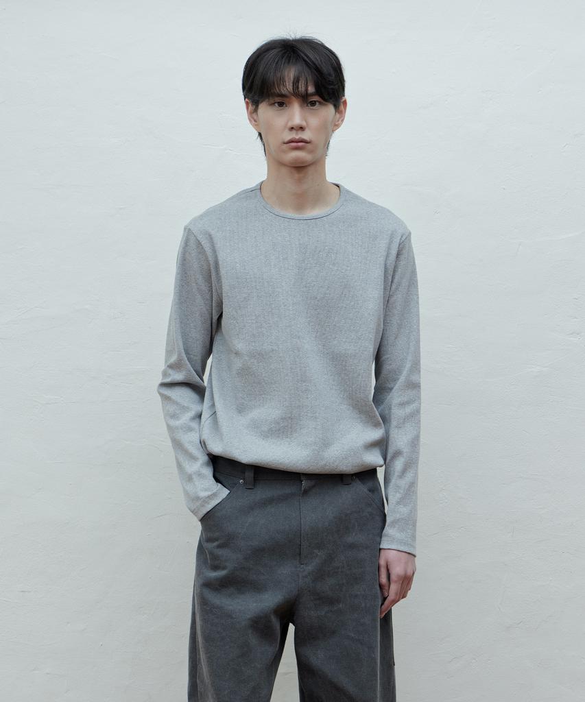 LEARVE Titan Long Sleeve T-Shirt Gray