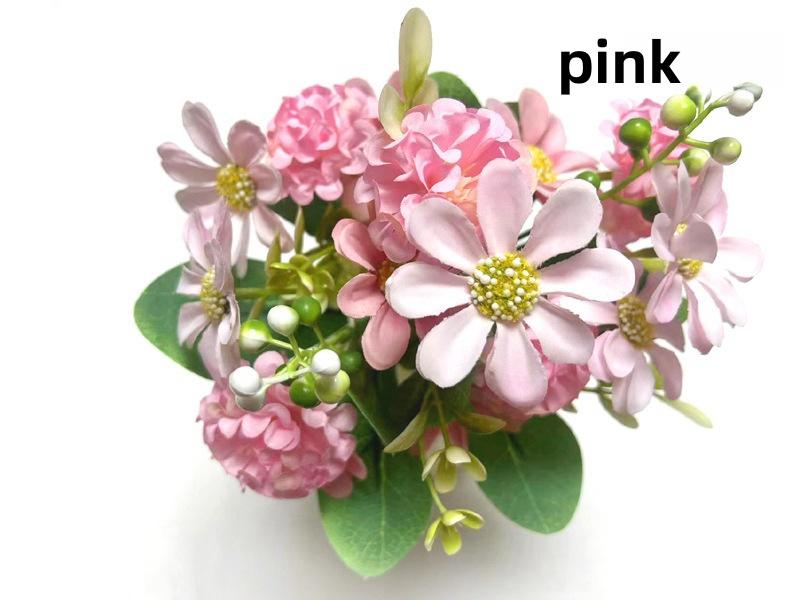 Neue Produkte zur Blumenkunst: Gefälschte Blumen Simulierte Blumen Bunte Ball Chrysanthemen Rosen Hause Wohnzimmer Dekoration Seidenblumen Künstliche Bouquet