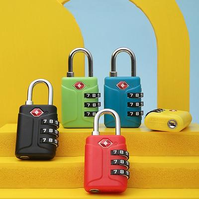 New TSA 3 Digit Combination Lock Anti-theft Security Tool Suitcase Luggage Coded Lock Padlock Customs Password Lock Travel