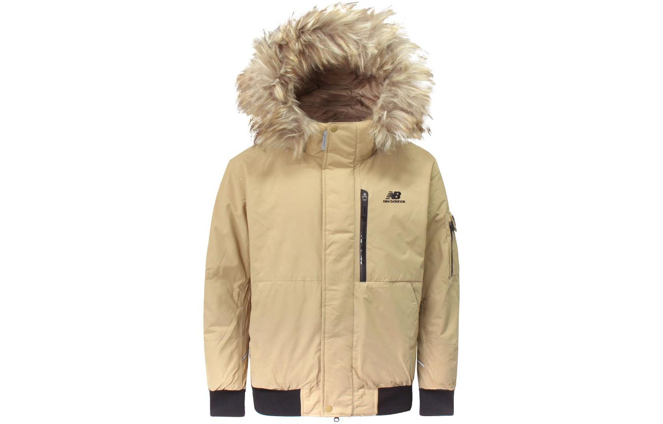 New Balance Jackets Men s Light Brown Hooded Thickened Other NBNPA43043-35 S