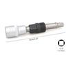 M10 Alternator Pulley Socket Drill Bit with 33 Teeth Tool Alternator Pulley Center Bolt Remover Socket Wrench Tool
