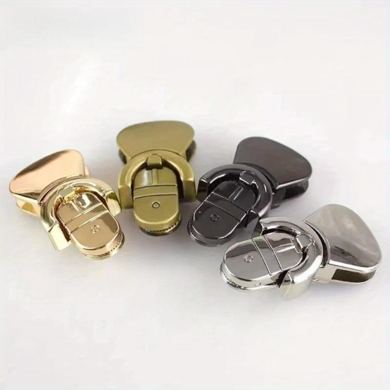 1PC Metal Bag Tongue Lock Clasp Push Lock Closure Catch Buckles Leather Craft Women Bag Purse Handbag Accessories