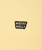 WACKY WILLY Small Typo Short Sleeve T-Shirt Yellow