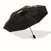Star, Badge themed Eight rib Automatic Folding Umbrella Is Suitable for Both Men and Women, Making It A Perfect Christmas and Valentine's Da