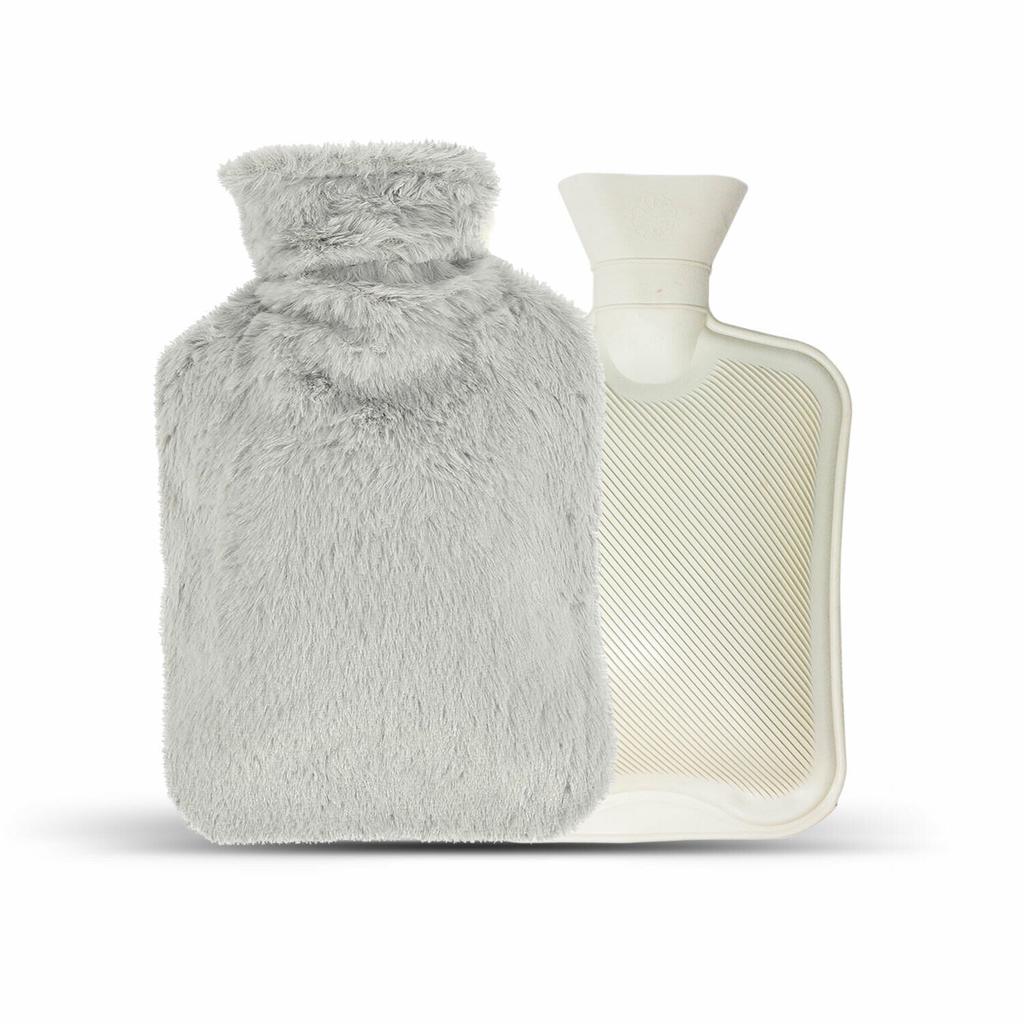 Premium Luxury Large Hot Water Bottle Warmer with Soft Faux Fur Cover 2 Litrebuy at a low