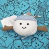 Neuer Schneemann JC Marshmallow Plüschtier, Kleiner Kirsch-Anhänger, Kleine Schildkröte Plüschtier, Croissant, Kleiner Pinguin JC Taschenanhänger