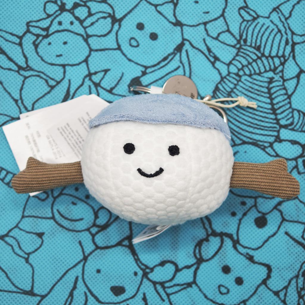 Neuer Schneemann JC Marshmallow Plüschtier, Kleiner Kirsch-Anhänger, Kleine Schildkröte Plüschtier, Croissant, Kleiner Pinguin JC Taschenanhänger