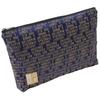 Senshishuin Nishijin Brocade Stamp Book Case Navy Blue Heart Sutra Pouch/Goshuin (Lined) (Size M)