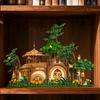 1854PCS Light-up Forest Castle Building Model MOC Building Blocks Toy Set, Toy Ornament, Educational Toy, Kids Birthday Gift
