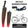 Parafango per bicicletta, design regolabile, alta resistenza, universale, semplice da installare, set di parafanghi anteriori e posteriori per mountain bike
