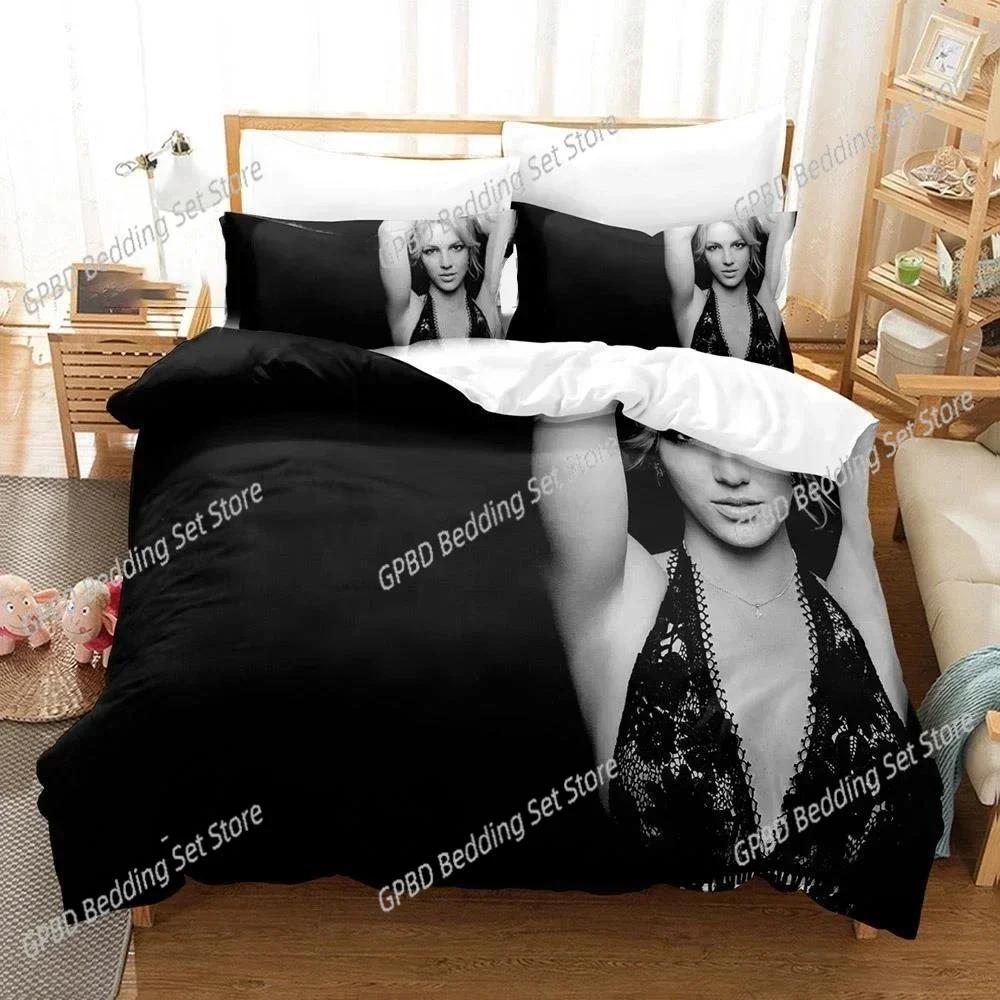 Stampa 3D Britney Spears 3D NUOVO Copripiumino Federa Set Biancheria da Letto Adulto Ragazzo Ragazza Decorazione Camera da Letto Bambini Singolo Matrimoniale Grande