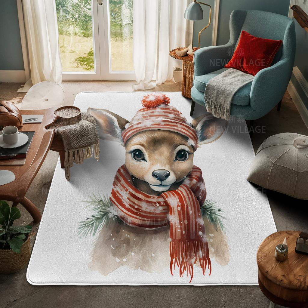 

Ковер у входа в дом Домашний коврик у двери Гостиная Ванная Комната Ноги ванная комната Нескользящие коврики с водопоглощением для ванной Счастливого Рождества зима 400mmx600mm