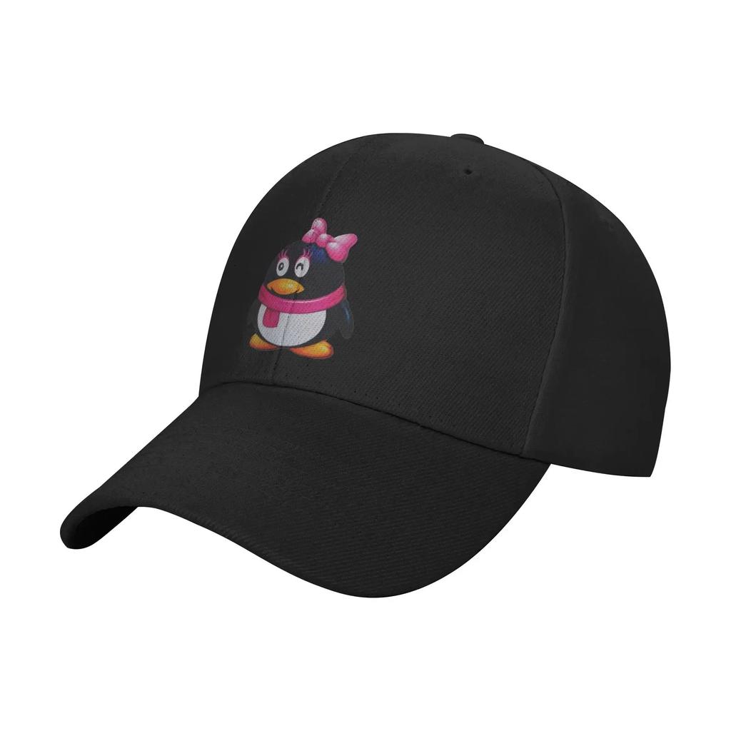 Sweet Bowknot Sun Baseball Cap Adorable Penguin Lady Summer Street Style Trucker Hat Unisex Women Running Hippie Snapback Cap