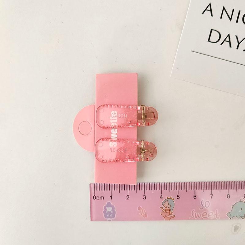 2pc Fashion Cute Bright Color BB Hairpin Hair Side Clips for Girls Women Kids Childs Ladies Gift Party Hair Accessories