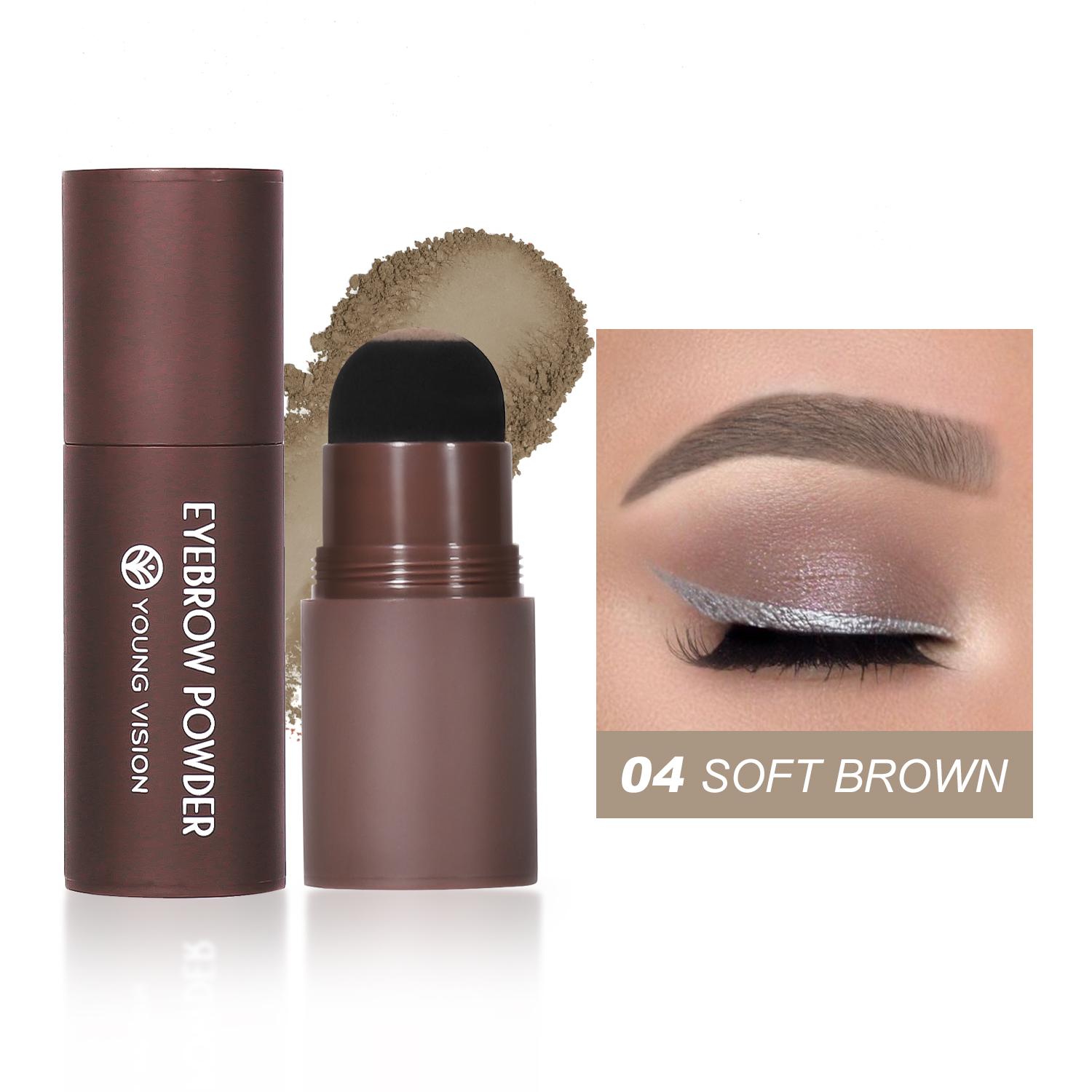 

YOUNG VISION 1-piece Ленивая пудра для бровей Пудра для волос Пудра для контура лица Тени для век Пудра для бровей Карандаш для бровей с кисточкой для бровей