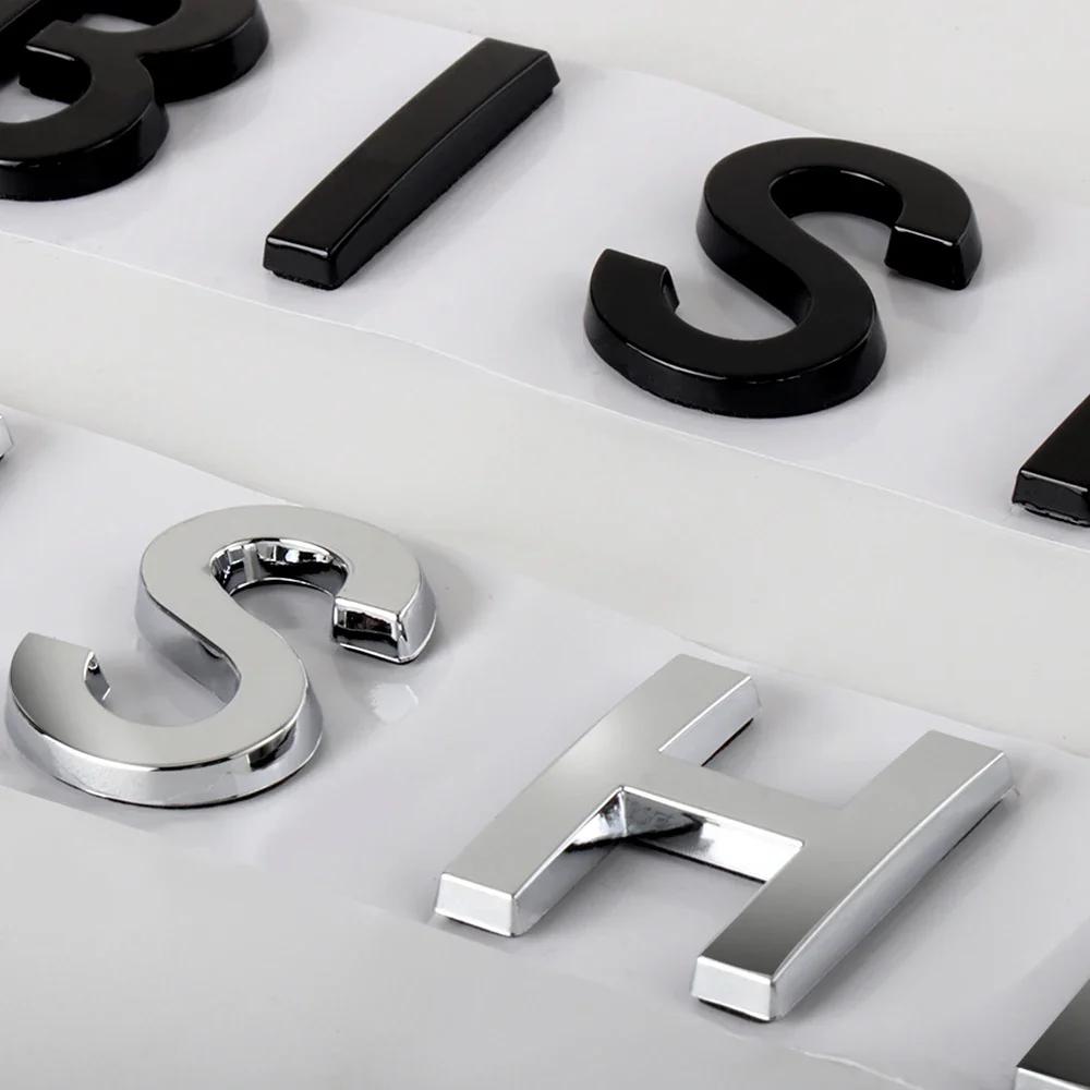 Adesivos de Letras 3D ABS Logo de Carro Para Mitsubishi Outlander Lancer 9 X EX ASX Pajero L200 Colt Eclipse Ralliart Triton