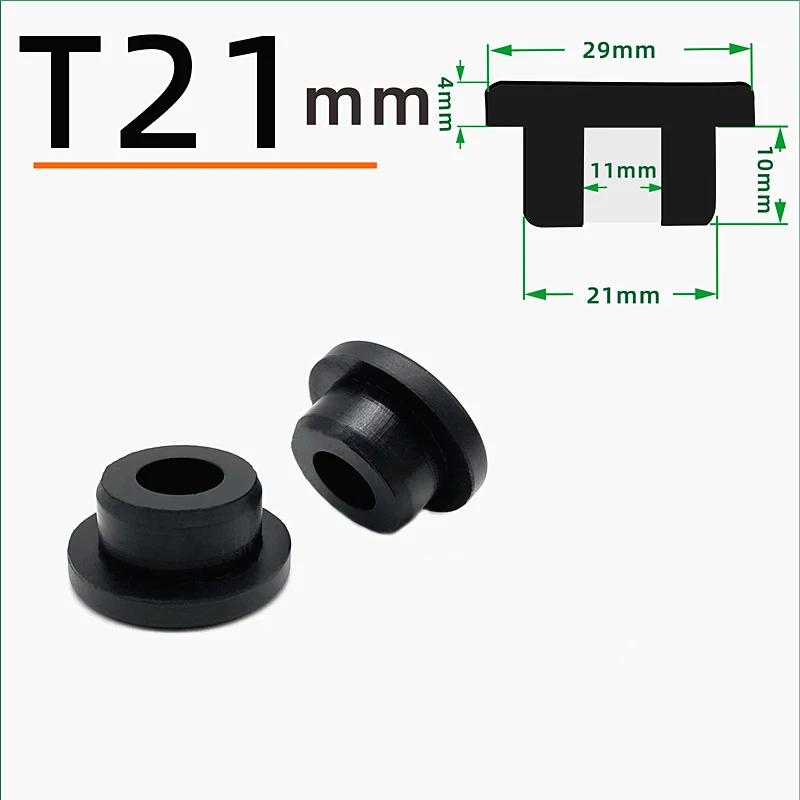 Schwarzer Silikonstopfen Ø 6mm-81,3mm Runde Staubdichte Dichtkappe Hitzebeständiger Silikon-Lochstopfen Dichtungs-Endkappe Schutzhülle