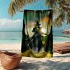 Ultra-Soft Beach Towel with Wicked Theme,Ideal for Pool - Camping, Diving - Perfect Travel Essential, Vibrant Beach Towel.