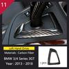 For BMW 3 4 Series 3GT F30 F32 F34 Car Styling Interior Gearshift AC CD Button Panel Door Armrest Decoration Cover Trim Sticker MQHWD1