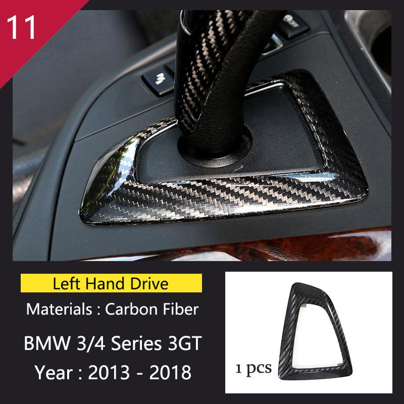 For BMW 3 4 Series 3GT F30 F32 F34 Car Styling Interior Gearshift AC CD Button Panel Door Armrest Decoration Cover Trim Sticker MQHWD1