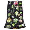 Invader Zim Gir Dib Robot Blankets Flannel Textile Decor  Portable Super Soft Throw Blanket for Bed Car Bedspread