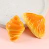 Mini Bread Keychain: Croissant & Pineapple Bun Squeeze Toy
