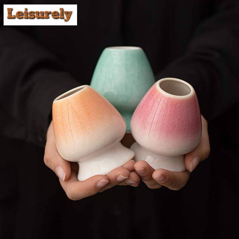 Japońska Ceramika Matcha Zielona Herbata Chasen Uchwyt Stojak Miska Bambusowa Mioteczka Młynek Pędzle Narzędzia do Herbaty Uchwyt Akcesoria do Herbaty Zastawa do Herbaty