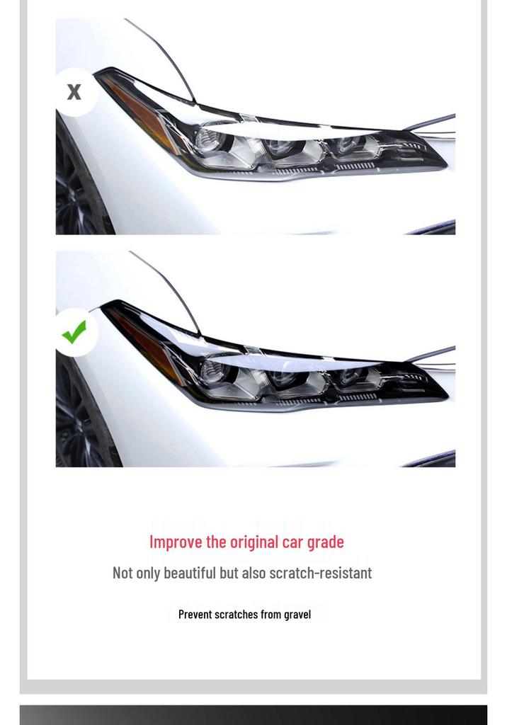 Toyota Corolla CROSS (21-26) Smoked Transparent Headlight Film - TPU