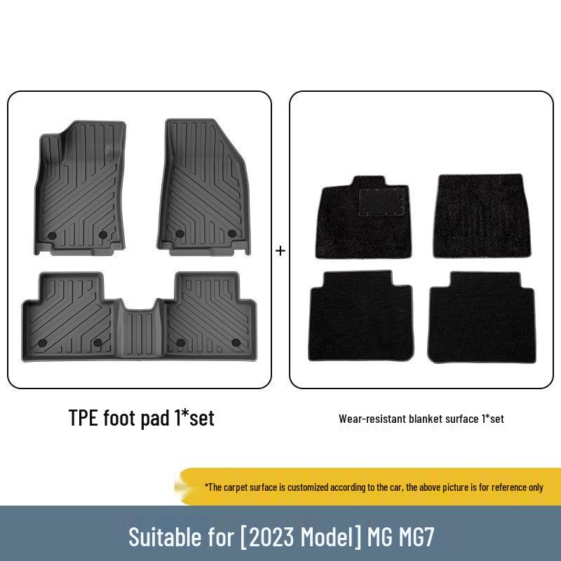 MG7 2023 Umweltfreundliches Auto TPE Sitzmatten & Kofferraum Dekorteppich