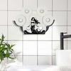 Wrought Wall Mounted Towel Holder, Large Capacity Decorative Kitchen Tissue Dispenser