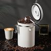Vacuum Sealed Coffee Bean Storage Canister with One-Way Valve