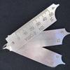 Stainless Steel Weld Gauge 3pcs Metric 0-50mm Angle Welding Template For Convex Fillet Inspection Metalworking Test Tool