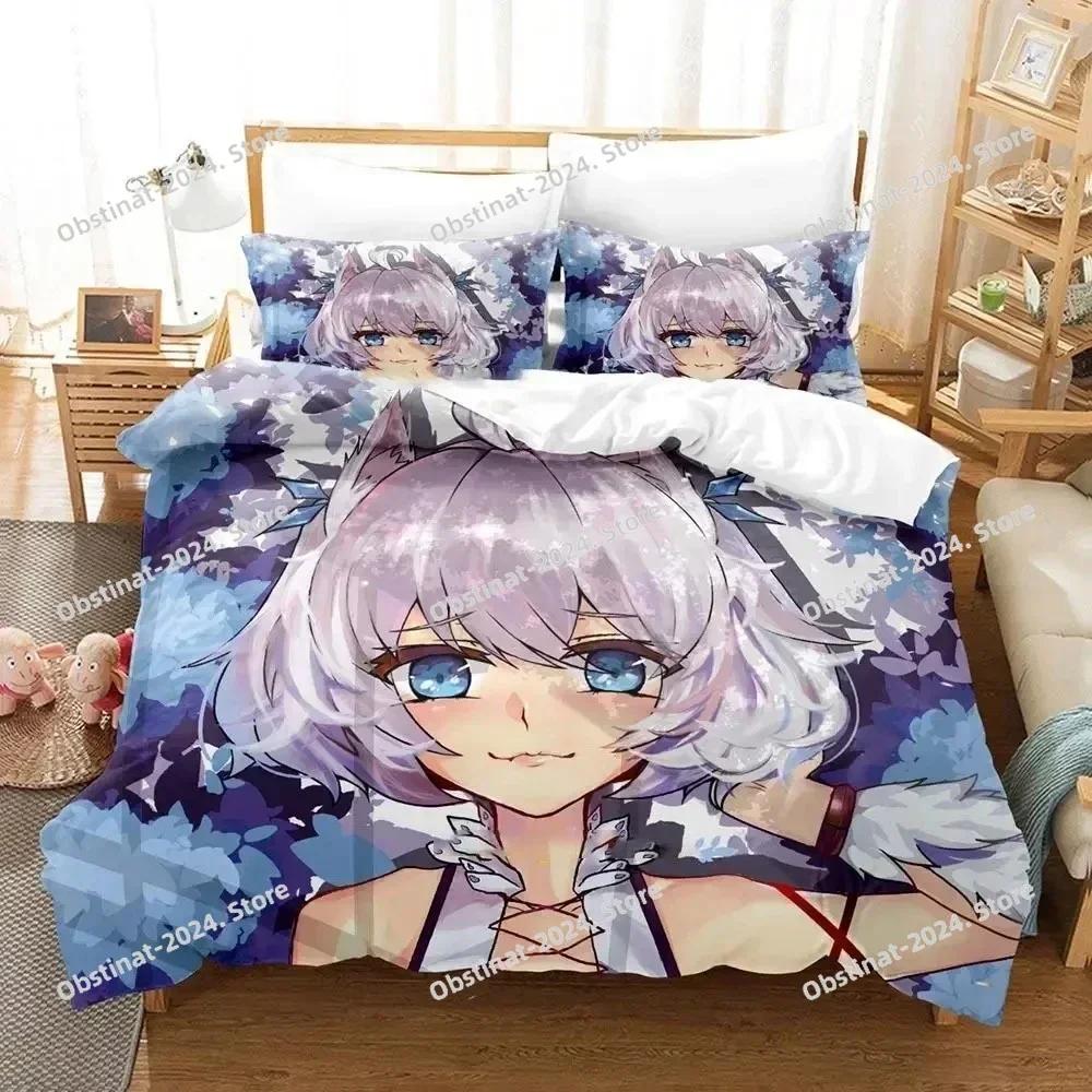 Anime Redo of Healer Bedding Set Boys Girls Twin Queen Size Duvet Cover Pillowcase Bed Kids Adult Fashion Home Textile