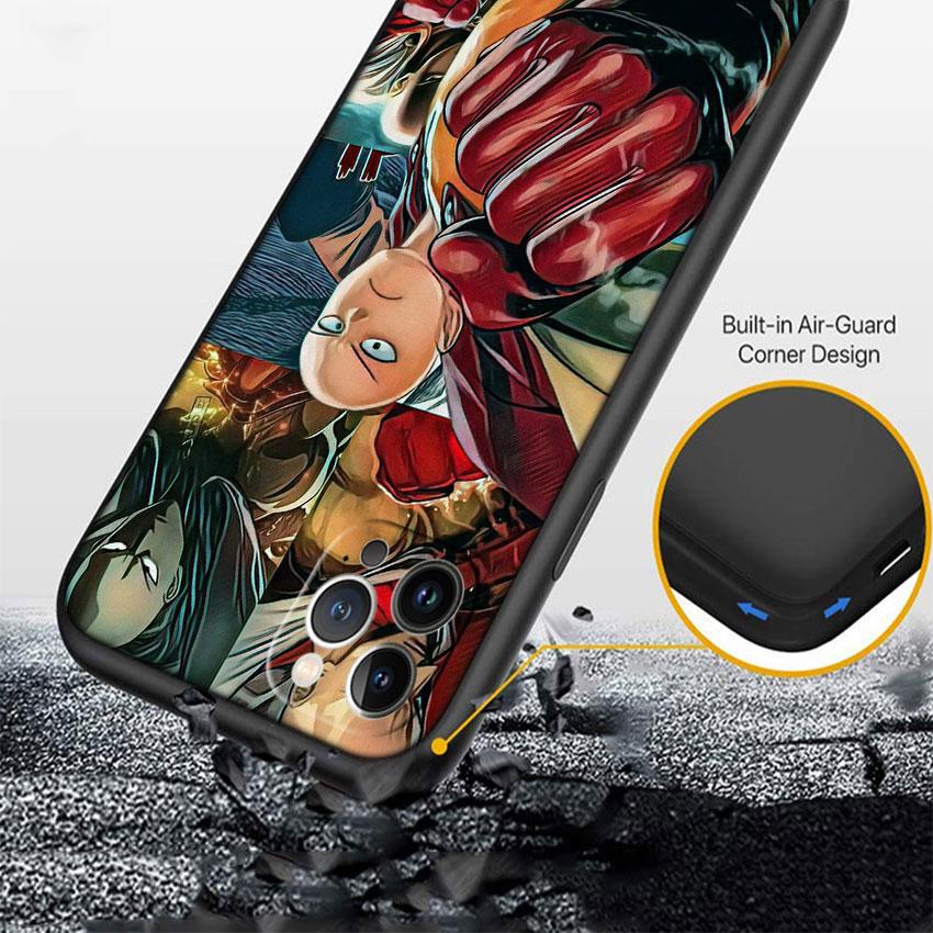 One Punch Man Phone Case for Samsung Galaxy M02 M06 M15 M16 M20 M21 M30 M30S M31 M35 M51 M55 M56 A36 A42 A50 A50S A51 A52