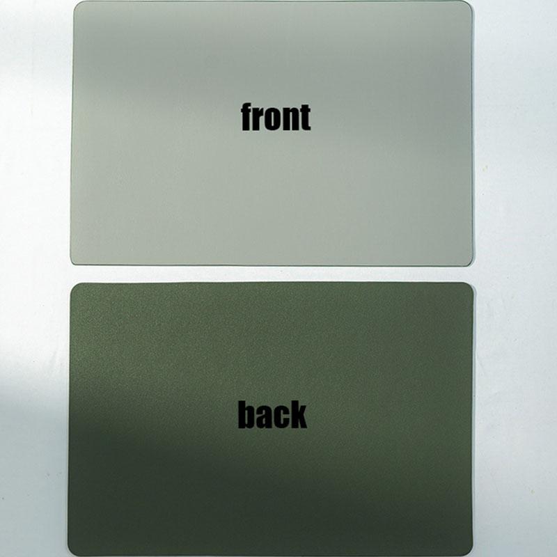 Tappetino Isolante per Tavolo da Pranzo in Pelle Double-face Tappetino da Tavola Occidentale Impermeabile e Resistente all'Olio Semplice Moderno Tappetino da Tavolo in Pelle